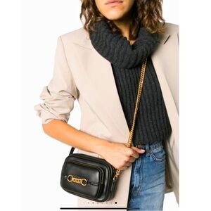 Authentic Burberry Chain Link Camera Crossbody